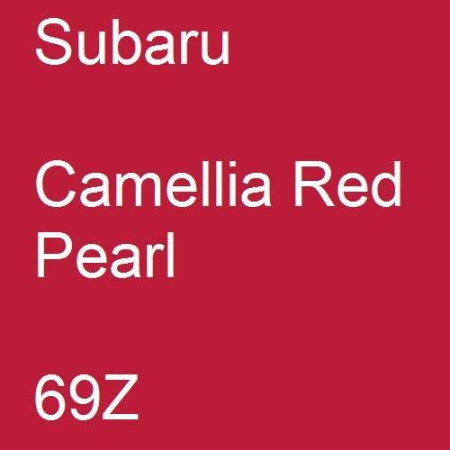 Subaru, Camellia Red Pearl, 69Z.